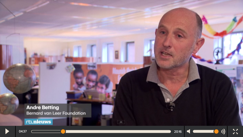Bernard van Leer Foundation on RTL Nieuws